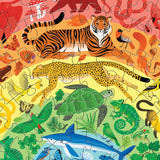 Crocodile Creek - Rainbow Animals Jigsaw Puzzle - 100 Pc