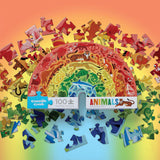 Crocodile Creek - Rainbow Animals Jigsaw Puzzle - 100 Pc
