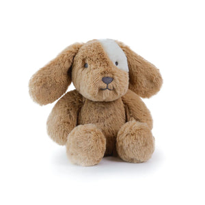 O.B Designs - Little Huggie Soft Toy - Duke Dog  Caramel
