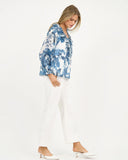 Liberty Rose - Blue Floral Top