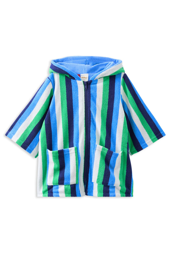 Milky - Stripe Terry Towelling Cover Up