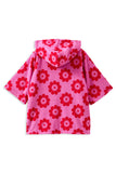 Milky - Red Floral Terry Towelling Cover Up