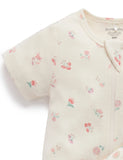 Purebaby - 2 Pack Digital Growsuit - Emilia Print