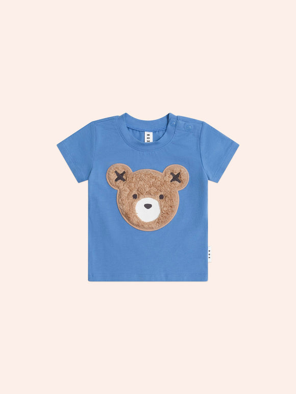 Huxbaby - Furry Huxbear Marine Blue Tee