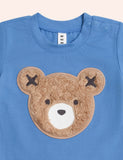 Huxbaby - Furry Huxbear Marine Blue Tee