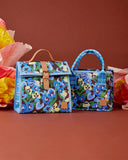 The Somewhere Co - Lunch Satchel - Pansy Patch