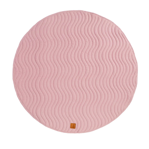 All 4 Ella - Quilted reversible linen playmat - Blush Pink