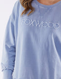 Foxwood - Simplified Crew - Washed Light Blue