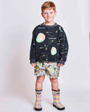 Kip & Co - Primary Tartan Kids Gumboots
