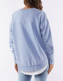 Foxwood - Simplified Crew - Washed Light Blue