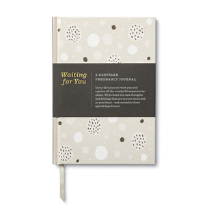 Keepsake Pregnancy Journal Book - Waiting for you