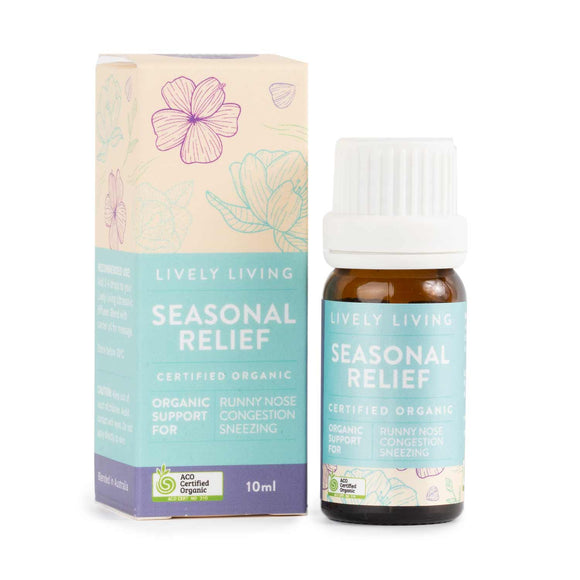 Lively Living Essential Oil - Seasonal Relief Organic  10mls