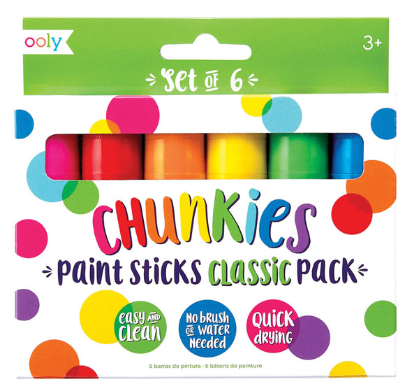 Ooly - Chunkie Paint Stick - Set 6
