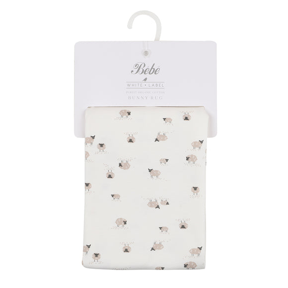 Bebe White Label - Sheep Bunny Rug Baby Blanket