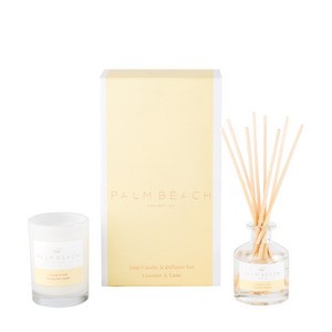 Palm Beach Coconut & Lime Mini Candle & Diffuser Pack