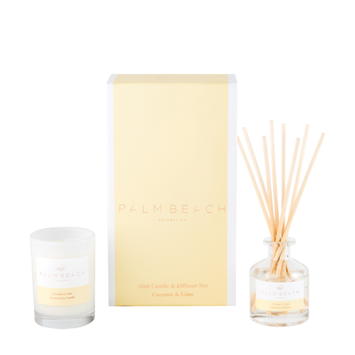 Palm Beach Coconut & Lime Mini Candle & Diffuser Pack