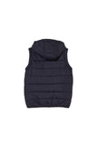 Milky - Convertible Puffer Jacket - French Navy/Nutmeg