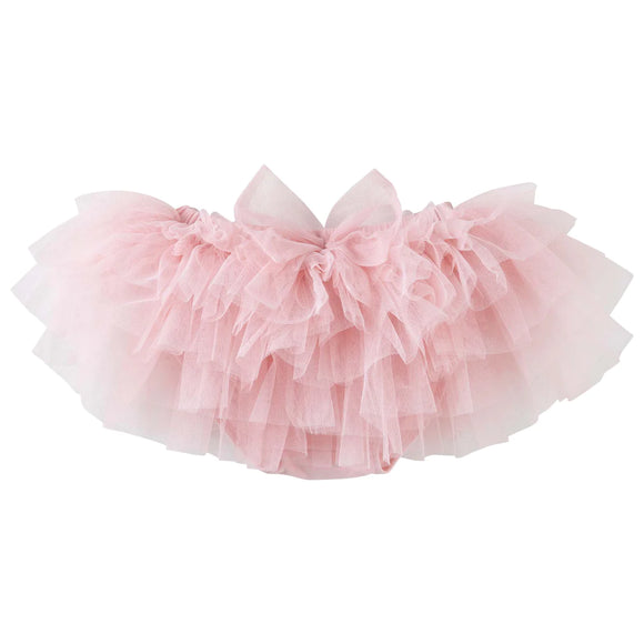 Designer Kidz - Bunny Floral Baby Tutu Bloomers - Soft Pink