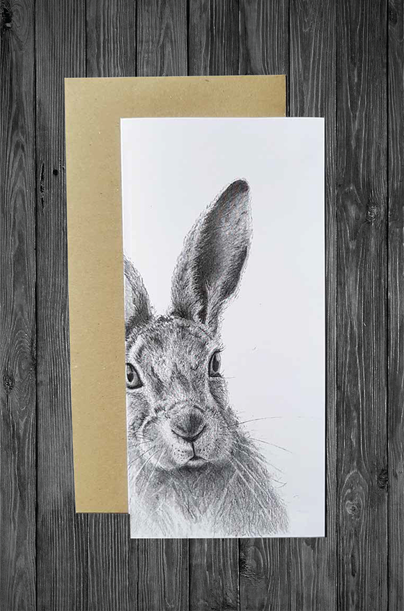 Cathy Hamilton Artworks - Hare Card