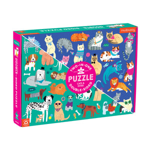 Mudpuppy - Double Sided Puzzle 100 pc - Cats & Dogs