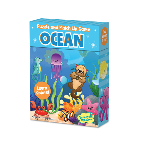 Peaceable Kingdom - Match Up Game - Ocean