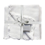 Alimrose - Mini Moss Stitch Baby Blanket - Ivory