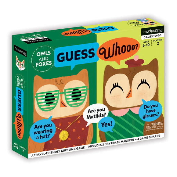 Mudpuppy - Guessing Game – Owls & Foxes