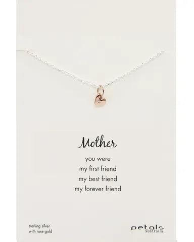 Mother deals heart necklace