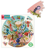 Eeboo - 500 Piece Jigsaw Puzzle - Crazy Bug Bouquet