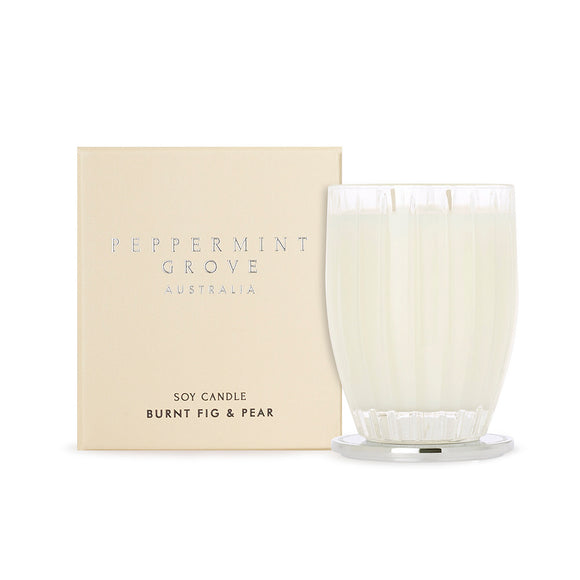 Peppermint Grove - Large Candle 370g - Burnt Fig & Pear