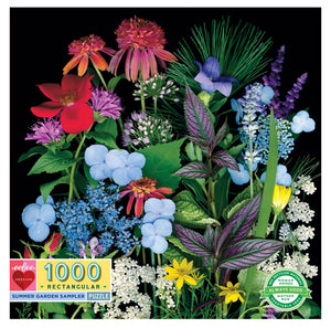 Eeboo - 1000 Piece Jigsaw Puzzle - Summer Garden
