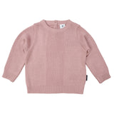 Korango - Textured Knit Sweater - Dusty Pink
