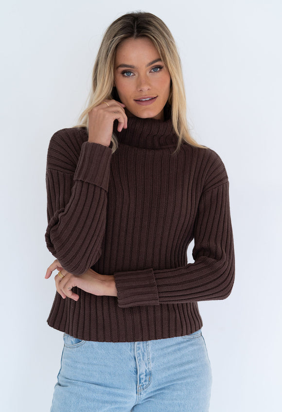 Humidity - Keely Jumper - Chocolate