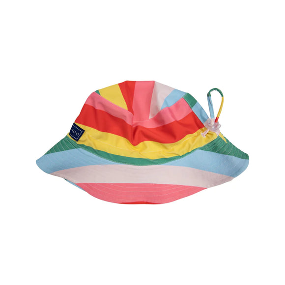 Korango - Swim Sun Hat - Rainbow Stripe